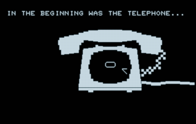 The first screen of "The abominable iPhone Zombies" for Commodore PET