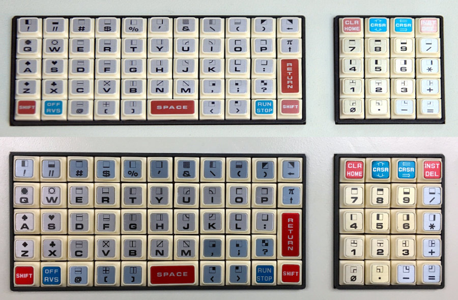 key label variants of the PET 2001