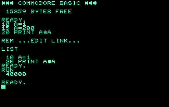 Screenshot of our experiment.