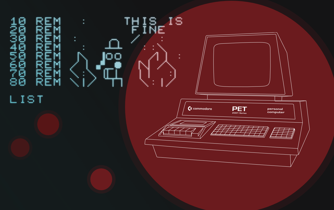 A stylized title illustration.
