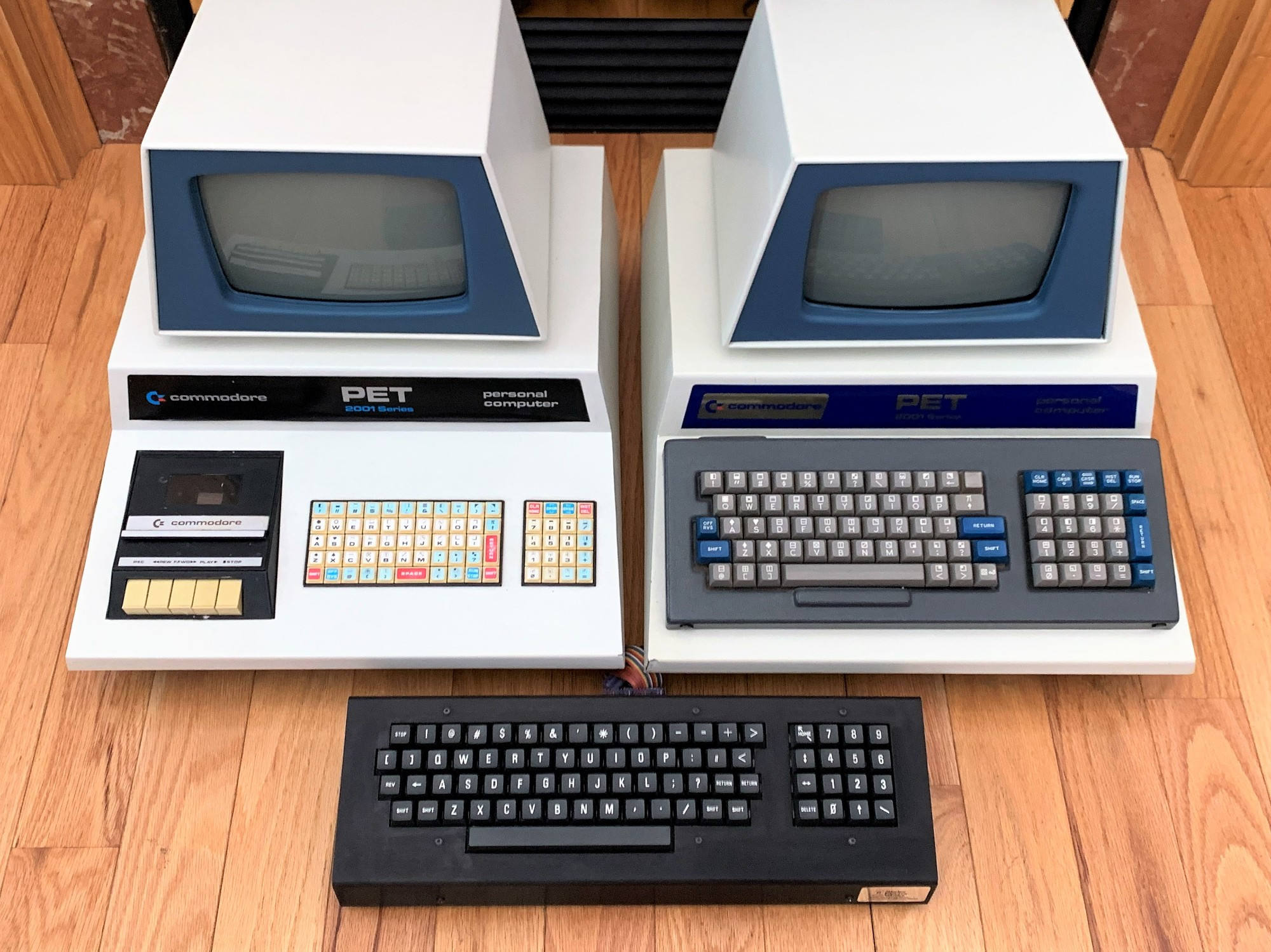 Commodore PET 2001, Skyles Electricworks KB-74 keyboard and Maxi-Switch 3rd party keyboards