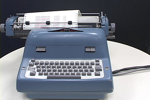 The Soroban console typewriter of the PDP-1 (CHM)