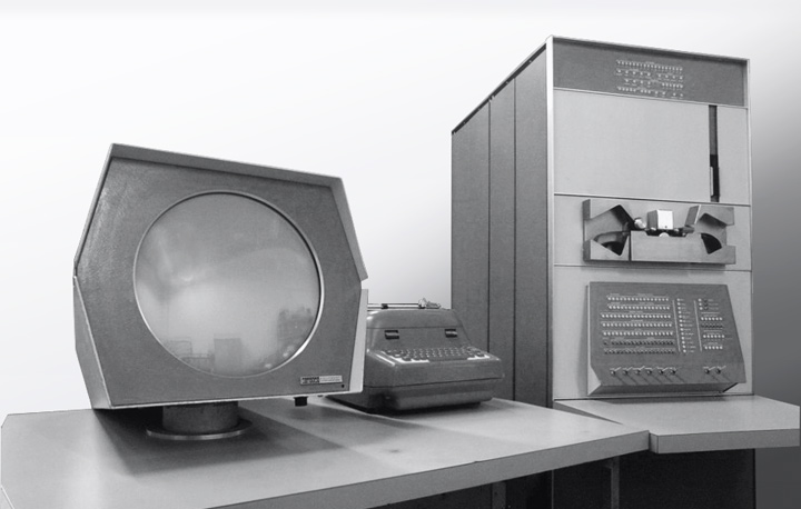 DEC PDP-1, Soroban console typewriter, Type 30 CRT display